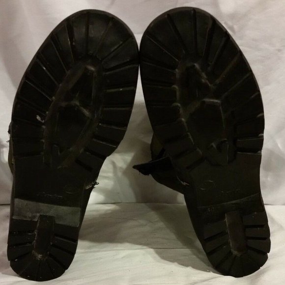 GREEN VIETNAM ERA COMBAT BOOTS 13N SI524 main image 2